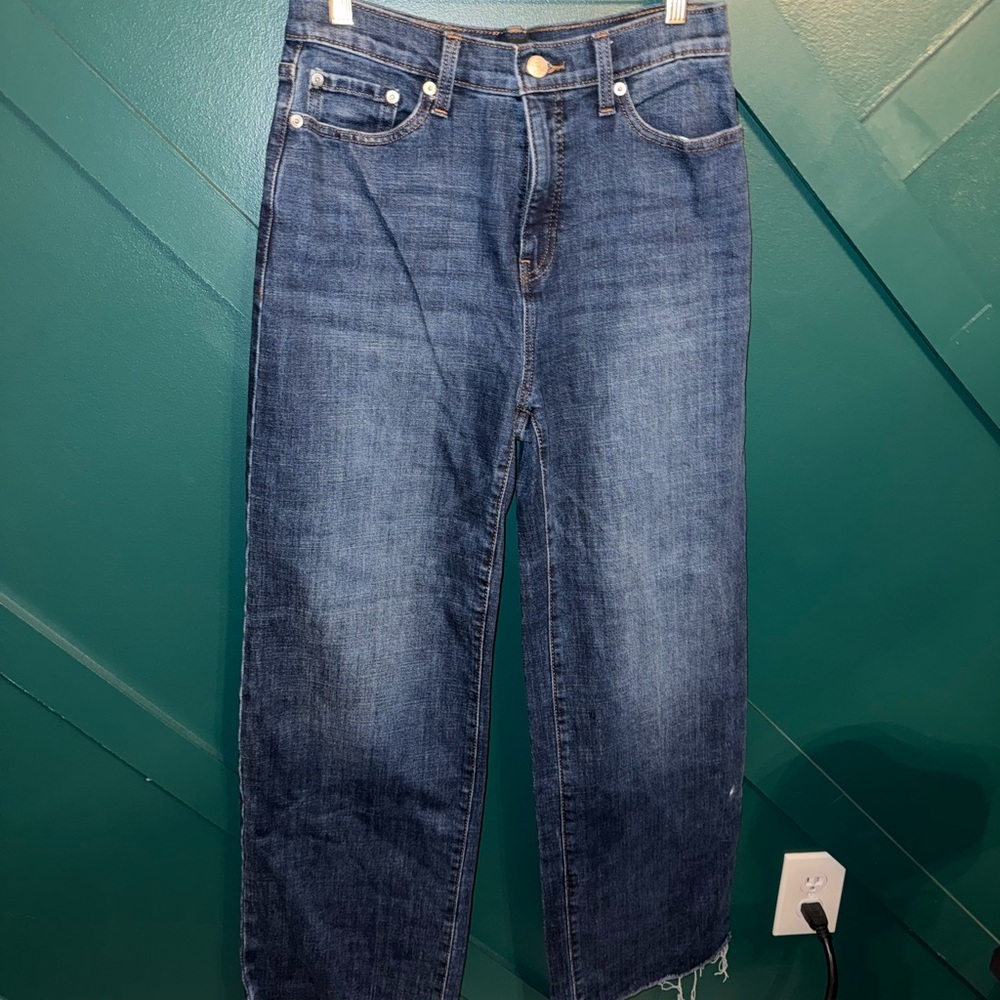 Banana Republic Dark Blue Straight Jeans